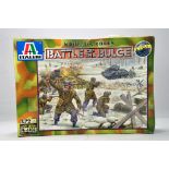 Italeri Plastic Model Kit comprising Battle of the Bulge. Vendor informs kit is complete.