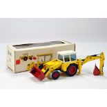 NZG 1/35 Construction Diecast Issue comprising No. 105 JCB 3CII Excavator Backhoe Loader.