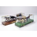 Brumm (Italy) 1/43 Horse Drawn Carriage Duo of Sets. Generally E to NM in G Boxes. (2)