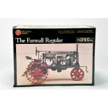 Ertl 1/16 Farm Diecast model comprising Precision Series Farmall Regular Tractor on steel wheels. NM