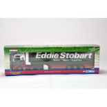 Corgi 1/50 Commercial Diecast Truck Issue comprising CC13415 MAN TGA XXL Curtainside. Eddie Stobart.