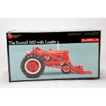 Ertl 1/16 Farm Diecast model comprising Precision Series Farmall MD Tractor with Loader. NM to M