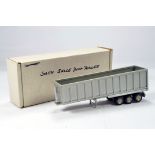 Alan Smith Auto Models (ASAM) 1/48 White Metal 3 Axle Dump Trailer.