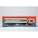 Tekno 1/50 Commercial Diecast Truck Issue comprising Scania 141 Box Trailer. Broersma. NM to M in