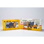 Joal 1/35 Construction Diecast comprising JCB Skid Steer and 930 Forklift. NM to M in Boxes. (2)