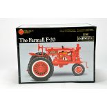 Ertl 1/16 Farm Diecast model comprising Precision Series Farmall F-20 Tractor on rubber wheels. NM