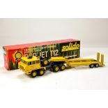 Solido No. 305 Berliet T12 Transport Lorry in Yellow. Interesting model is generally E in VG Box.