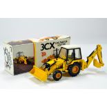 NZG 1/35 Construction Diecast Issue comprising No. 277 JCB 3CX Excavator Backhoe Loader. Black Cab