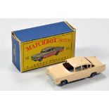 Matchbox Series No. 22b Vauxhall Cresta in Pale Pink with silver trim and no windows contained in