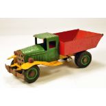 Corsario (Argentina) old Farm Tin Plate Tipper Truck. Scarce issue to find is generally F but