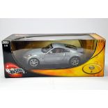 Hotwheels 1/18 diecast Nissan 350Z (Silver) Gold Edition. NM to M in Box.