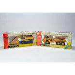 Joal Diecast Duo comprising 1/50 CAT Excavator plus Volvo BM Haul Truck. NM to M in Boxes. (2)