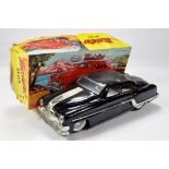 Minister (India) Tin Plate Friction Driven Deluxe Sedan in black. Displays well in a box.