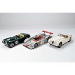 Diecast 1/18 car selection comprising various issues; Audi, Morgan etc. Generally VG to E. (3)