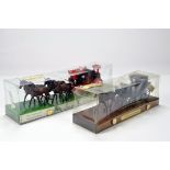 Brumm (Italy) 1/43 Horse Drawn Carriage Duo of Sets. Generally E to NM in G Boxes. (2)