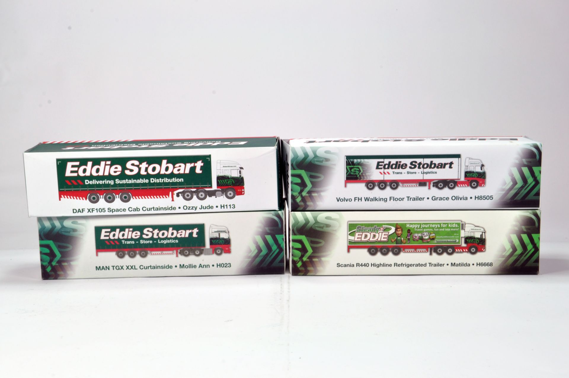 Oxford Diecast 1/76 Commercial Diecast Construction Issue comprising Limited Edition Stobart