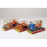 A group of Shinsei (Japan) Diecast Construction Models. Generally E to NM in Boxes. (3)