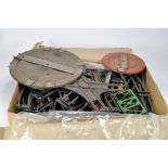 Large box of Hornby O Gauge Track.