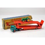 Matchbox Kingsize No. K8 Car Transporter (plus Tractor). Fine example is E to NM in F to G Box.