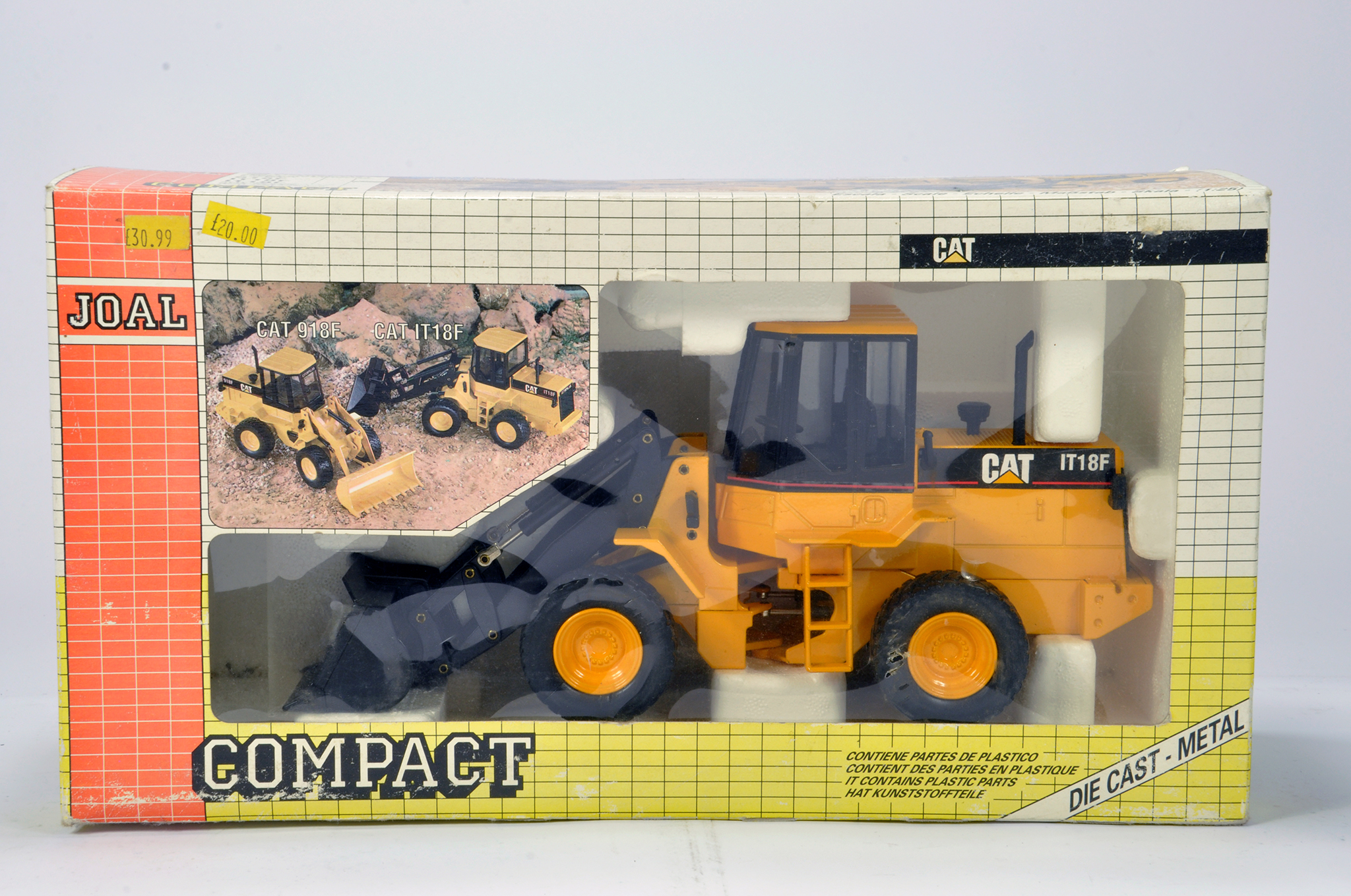 Joal 1/25 Construction Diecast comprising CAT IT18F Wheel Loader. NM to M in Box.