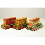 Group of Dinky Diecast Bus issues comprising various issues and liveries. Generally NM in Boxes. (