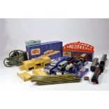 Selection of Hornby Dublo including Station, Bridge and other items. Generally F to G with some