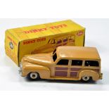 Dinky No. 344 Plymouth Estate Wagon with tan body. G to VG in F Box.