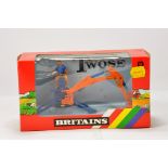 Britains 1/32 Farm Diecast model comprising Twose Rear Digger. NM to M in Box.