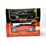 Burago 1/18 Jaguar E Couple plus Mira Lamborghini Diablo. E in Boxes. (2)