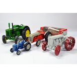 Assortment of Tractor models, mainly Ertl including John Deere, Fordson and others. (5)