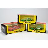 Trio of Corgi Diecast models comprising No. 300 x 2 and 380. NM to M in Boxes. (3)