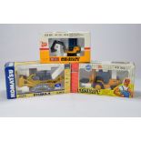 Joal 1/50 Construction Diecast Issue comprising JCB Mini Excacator, JCB Forklift plus Komatsu D155AX