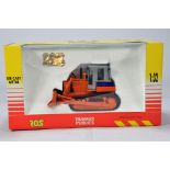 ROS 1/32 Diecast Construction Model comprising Fiat FD175 Bulldozer in Orange. NM to M in Box.