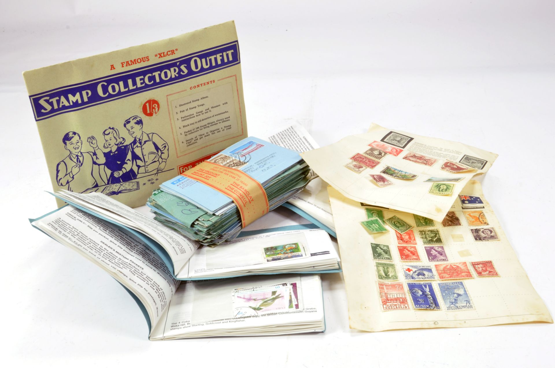 Group of postage stamps. Hundred of issues. Various countries. XLCR.