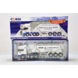 Corgi 1/50 Commercial Diecast Truck Issue comprising CC13760 Scania R Topline Feldbinder. McCann