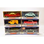 A group of Matchbox Dinky vintage classic diecast car issues. Generally NM to M in Boxes. (6)