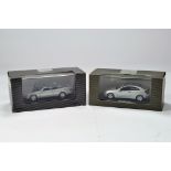 Duo of 1/43 Diecast Mercedes Dealer Promotional models comprising CLK Cabrio and one other. NM to