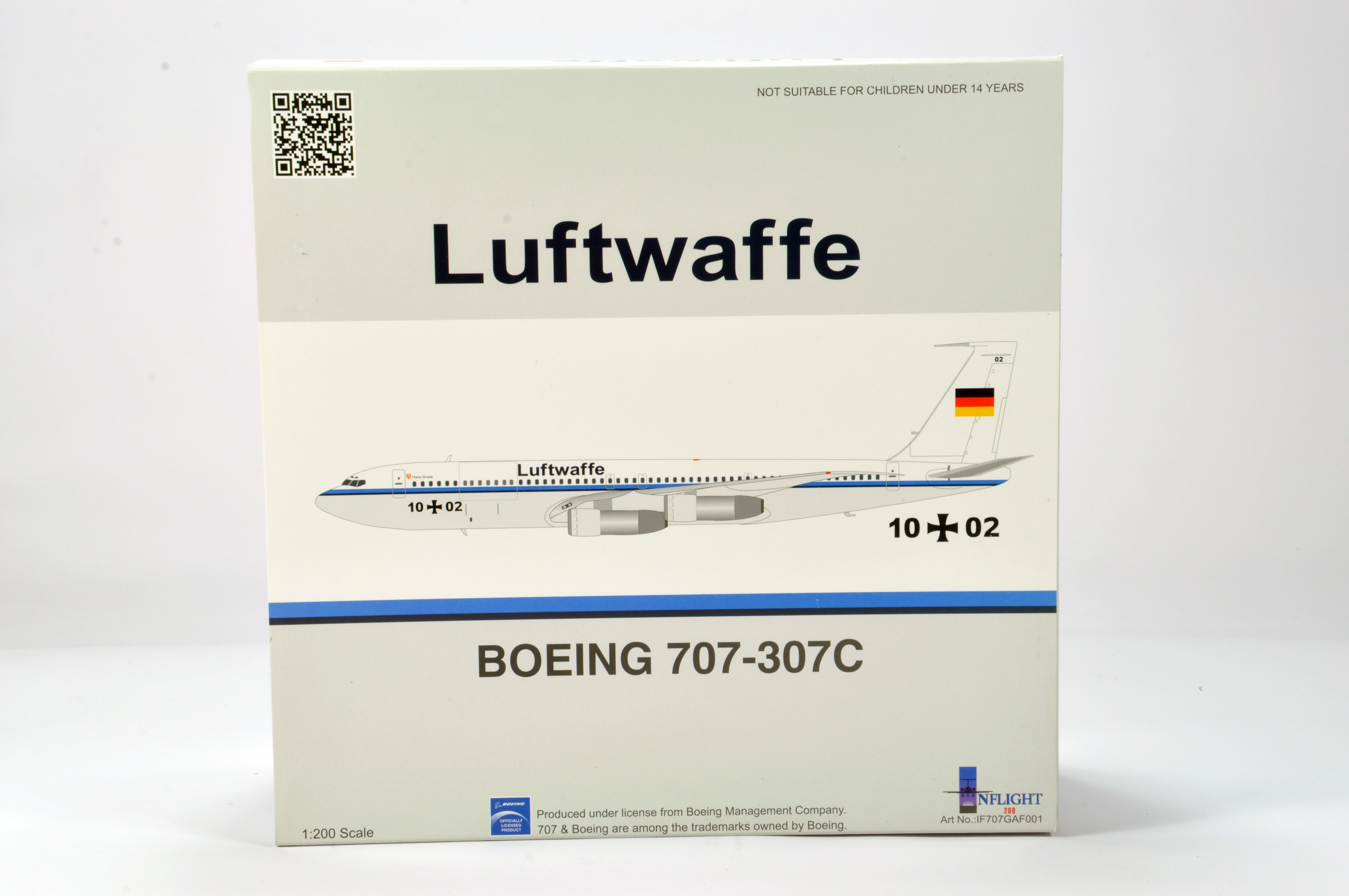 Inflight Models 1/200 Boeing 707-307C Airliner. Luftwaffe. Appears NM to M in Box.