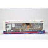 Corgi 1/50 Commercial Diecast Truck Issue comprising CC13219 DAF XF Space Cab Sided Trailer and