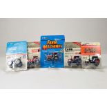 An Assortment of 1/64 tractor models from Ertl comprising various issues. Ford, Case, AC etc. Some