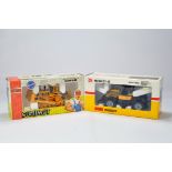 Joal 1/50 Construction Diecast comprising CAT Bulldozer plus 1/35 JCB Fastrac. NM to M in Boxes. (