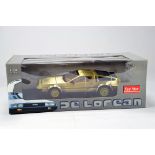 Sunstar 1/18 diecast car comprising De Lorean in Brushed Gold Finish. E in Box.