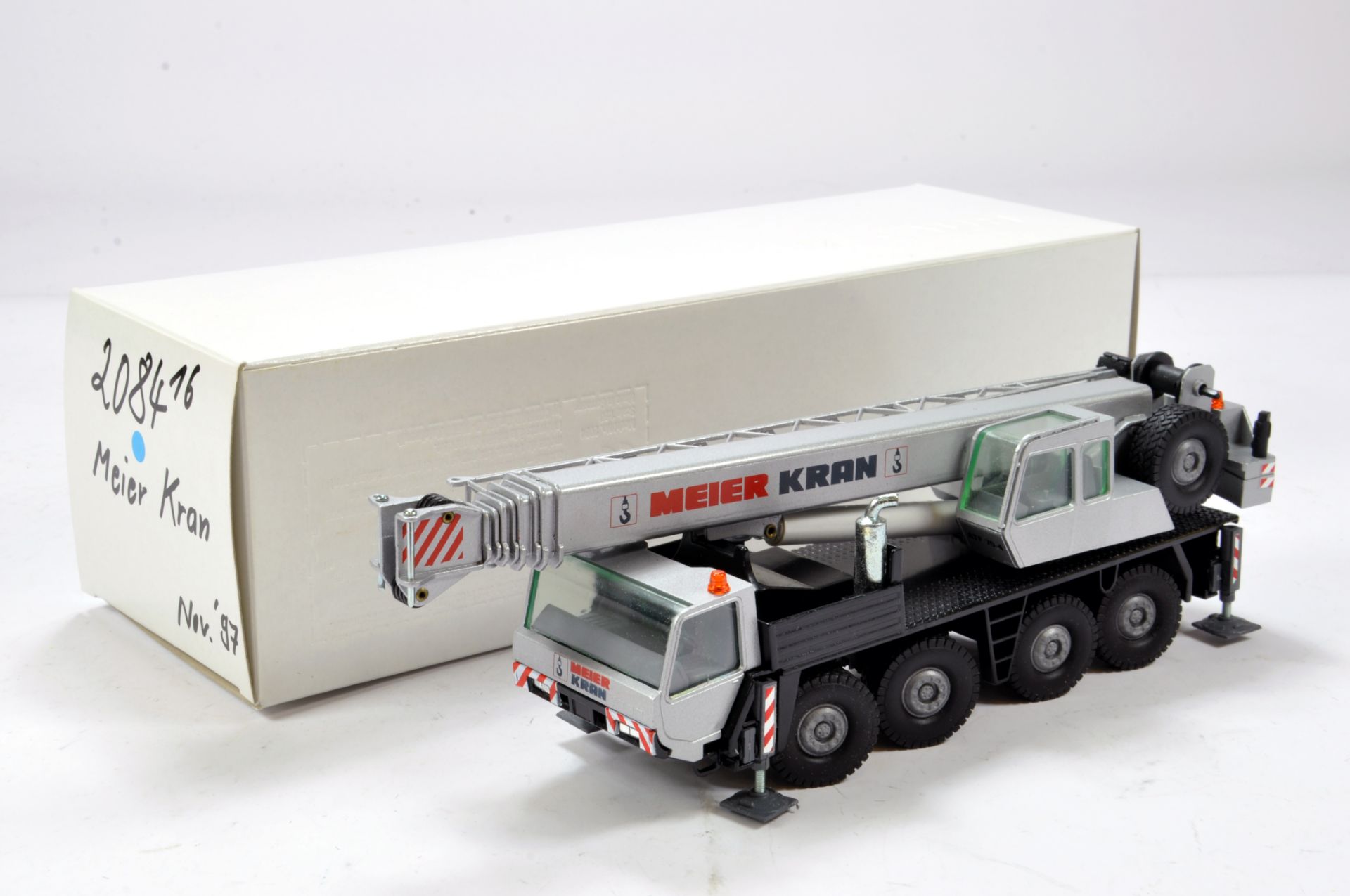 Conrad 1/50 Construction Diecast No. 2084/16 Faun RTF 60-4 Mobile Crane. Meier Kran. Scarce