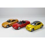 Diecast 1/18 car selection comprising various issues; Nissan, Chrysler etc. Generally VG to E. (3)