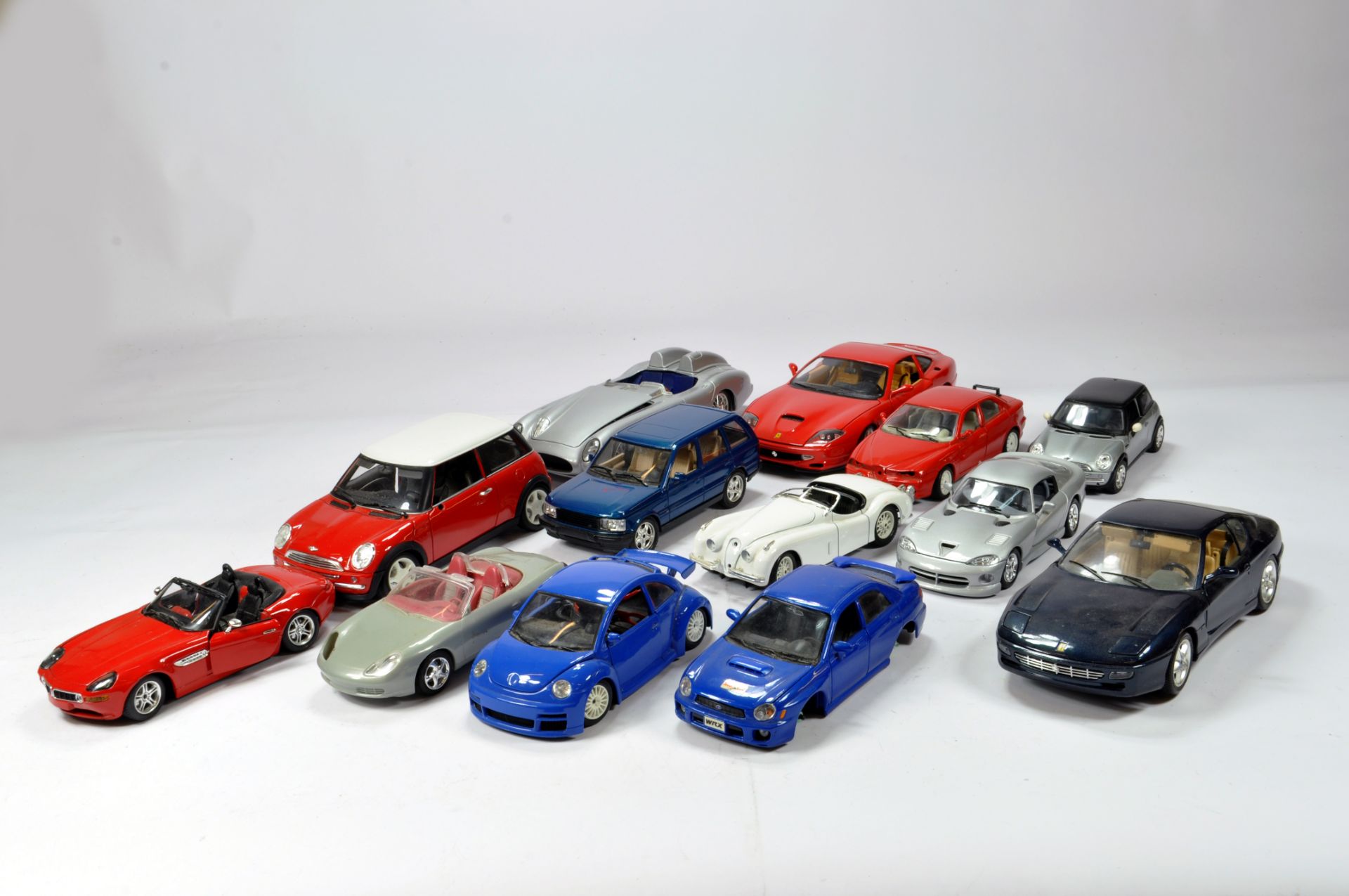 Assorted group of diecast cars, various issues. Generally F.