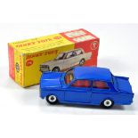 Dinky No. 136 Vauxhall Viva in vibrant blue body, red interior and silver trim. VG to E in VG Box.