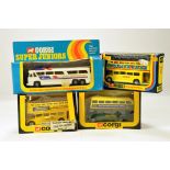 Group of Corgi Diecast Bus issues comprising various issues and liveries. Generally NM in Boxes. (