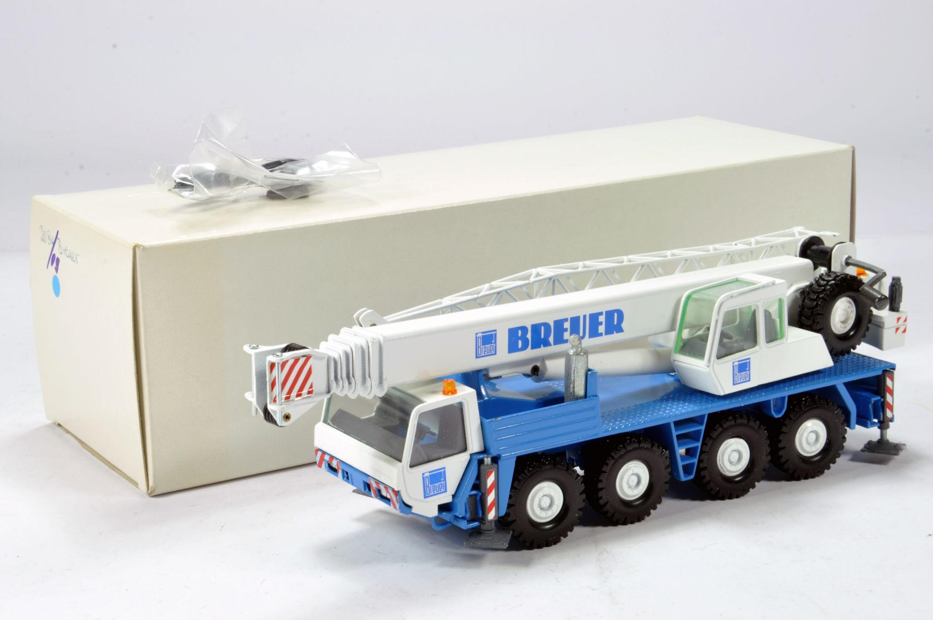 Conrad 1/50 Construction Diecast No. 2084 Faun RTF 60-4 Mobile Crane. Breuer. Scarce Promotional