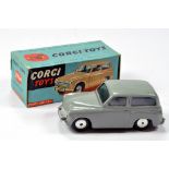 Corgi No. 206M Hillman Husky with grey body, silver trim, flat spun hubs and mechanical motor.