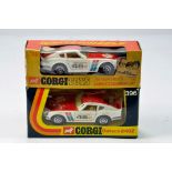 Corgi Toys No.396 Datsun 240Z Rally x 2. E to NM in G Boxes. (2)